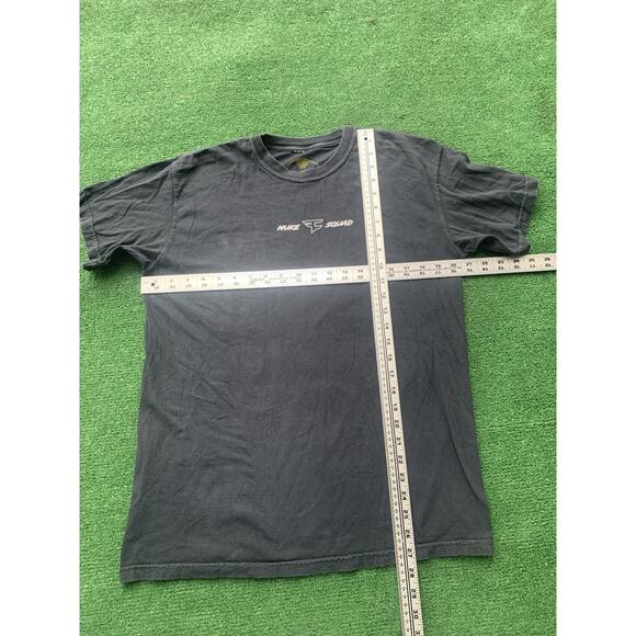FAZE CLAN Nuke Squad T-Shirt Men's Back Graphic Explosion Black Size Medium - Picture 5 of 5